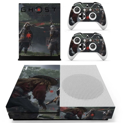 Ghost of Tsushima decal skin for Xbox one S Console and 2 .. Ghost of Tsushima decal skin for Xbox one S Console and 2 ..