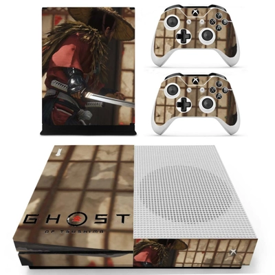 Ghost of Tsushima decal skin for Xbox one S Console and 2 .. Ghost of Tsushima decal skin for Xbox one S Console and 2 ..