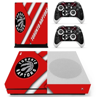 Toronto Raptors decal skin for Xbox one S Console and 2 Co.. Toronto Raptors decal skin for Xbox one S Console and 2 Co..