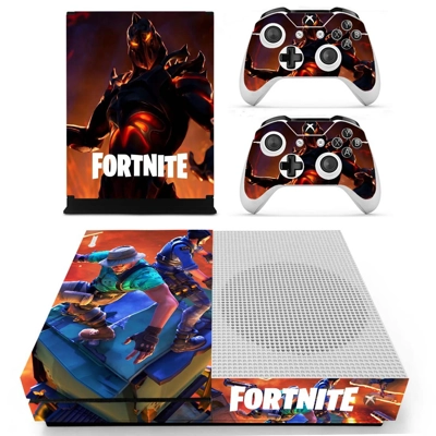 Fortnite decal skin for Xbox one S Console and 2 Controllers Fortnite decal skin for Xbox one S Console and 2 Controllers
