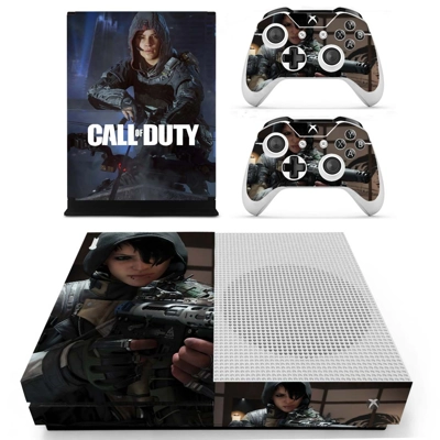 Call of Duty decal skin for Xbox one S Console and 2 Controllers