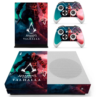 Assassins creed valhalla decal skin for Xbox one S Console and 2 Controllers