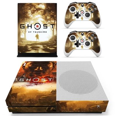 Ghost of tsushima decal skin for Xbox one S Console and 2 .. Ghost of tsushima decal skin for Xbox one S Console and 2 ..