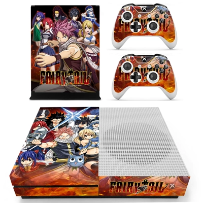 Fairytail decal skin for Xbox one S Console and 2 Controllers