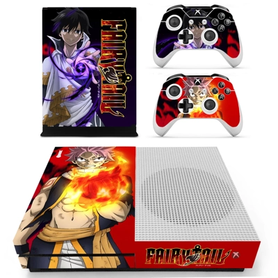 Fairytail decal skin for Xbox one S Console and 2 Controll.. Fairytail decal skin for Xbox one S Console and 2 Controll..