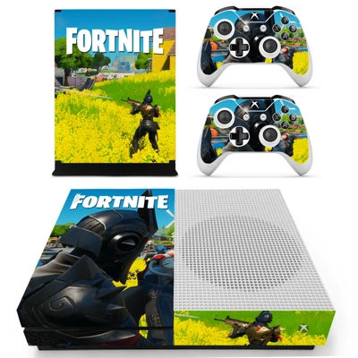 Fortnite decal skin for Xbox one S Console and 2 Controllers