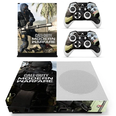Modern warfare decal skin for Xbox one S Console and 2 Con.. Modern warfare decal skin for Xbox one S Console and 2 Con..