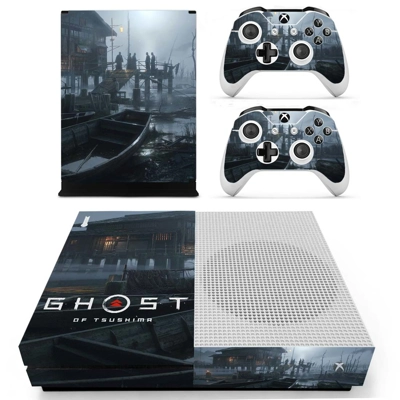 Soul of Tsushima decal skin for Xbox one S Console and 2 C.. Soul of Tsushima decal skin for Xbox one S Console and 2 C..