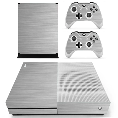 Wood grain decal skin for Xbox one S Console and 2 Controllers