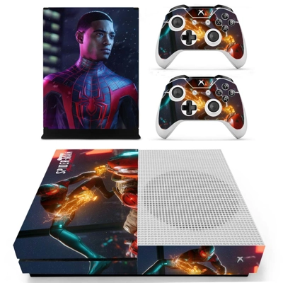 Spiderman decal skin for Xbox one S Console and 2 Controll.. Spiderman decal skin for Xbox one S Console and 2 Controll..