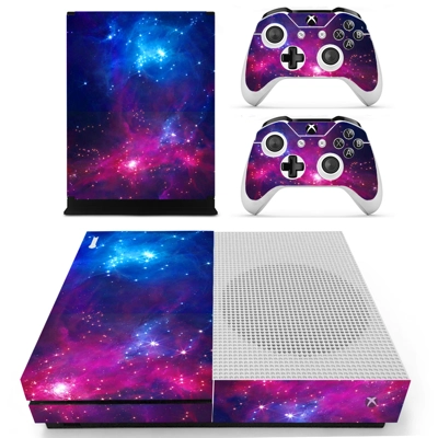 Galaxy decal skin for Xbox one S Console and 2 Controllers Galaxy decal skin for Xbox one S Console and 2 Controllers