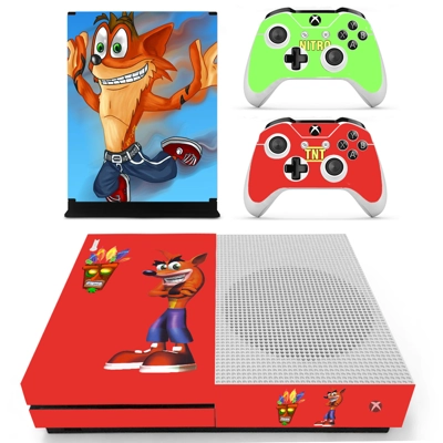 TNT nitro decal skin for Xbox one S Console and 2 Controll.. TNT nitro decal skin for Xbox one S Console and 2 Controll..