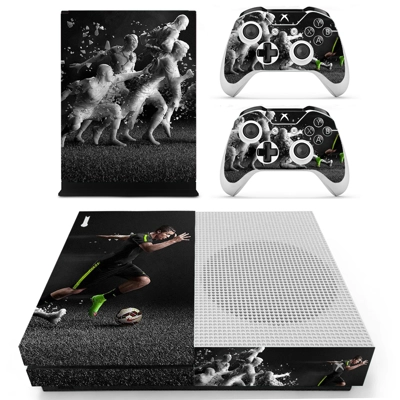 Ronaldo decal skin for Xbox one S Console and 2 Controllers Ronaldo decal skin for Xbox one S Console and 2 Controllers