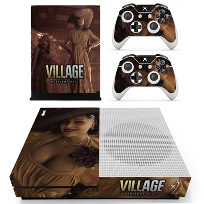 Resident evil village decal skin for Xbox one S Console and 2 Controllers