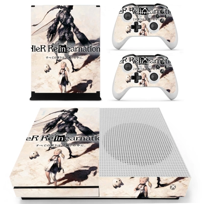 Nier reincarnation decal skin for Xbox one S Console and 2.. Nier reincarnation decal skin for Xbox one S Console and 2..