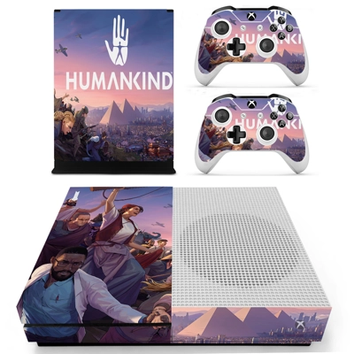 Humankind decal skin for Xbox one S Console and 2 Controll.. Humankind decal skin for Xbox one S Console and 2 Controll..