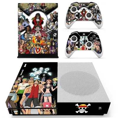 One Piece decal skin for Xbox one S Console and 2 Controllers