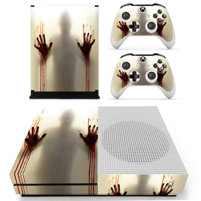Bloody Hand decal skin for Xbox one S Console and 2 Contro.. Bloody Hand decal skin for Xbox one S Console and 2 Contro..