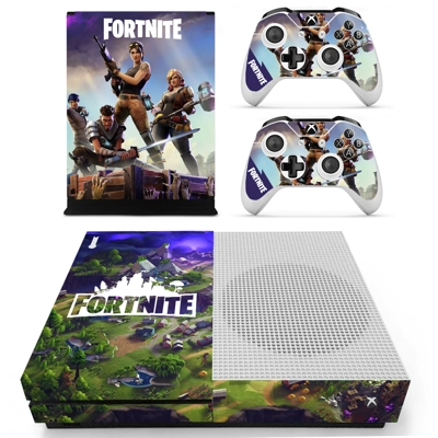 Fortnite decal skin for Xbox one S Console and 2 Controllers Fortnite decal skin for Xbox one S Console and 2 Controllers