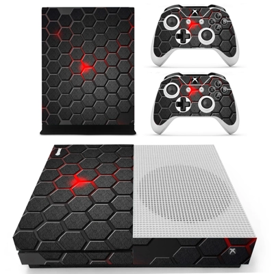 Geometric Texture decal skin for Xbox one S Console and 2 .. Geometric Texture decal skin for Xbox one S Console and 2 ..