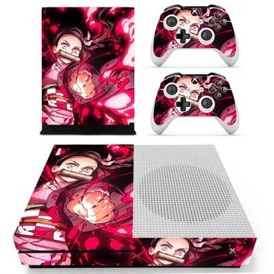Demon Slayer decal skin for Xbox one S Console and 2 Contr.. Demon Slayer decal skin for Xbox one S Console and 2 Contr..