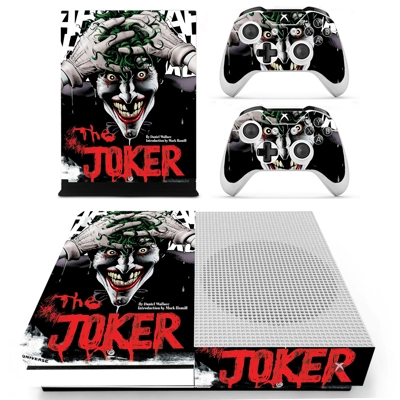 Joker decal skin for Xbox one S Console and 2 Controllers Joker decal skin for Xbox one S Console and 2 Controllers