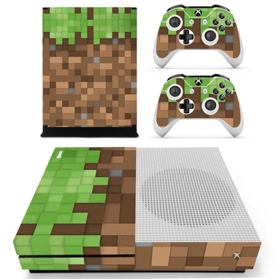 Minecraft decal skin for Xbox one S Console and 2 Controll.. Minecraft decal skin for Xbox one S Console and 2 Controll..