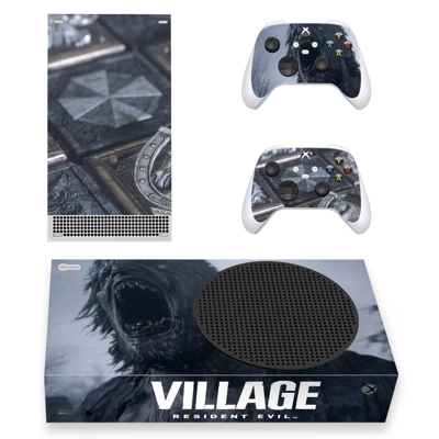 Resident Evil Village decal skin for Xbox Series S Console.. Resident Evil Village decal skin for Xbox Series S Console..