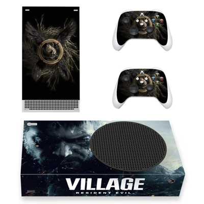 Resident Evil Village decal skin for Xbox Series S Console.. Resident Evil Village decal skin for Xbox Series S Console..