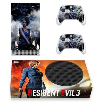 Resident Evil 3 decal skin for Xbox Series S Console and 2 Controllers