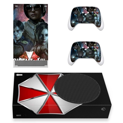 Resident Evil 2 decal skin for Xbox Series S Console and 2 Controllers