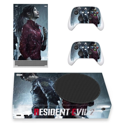 Resident Evil 2 decal skin for Xbox Series S Console and 2 Controllers