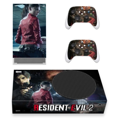 Resident Evil 2 decal skin for Xbox Series S Console and 2 Controllers