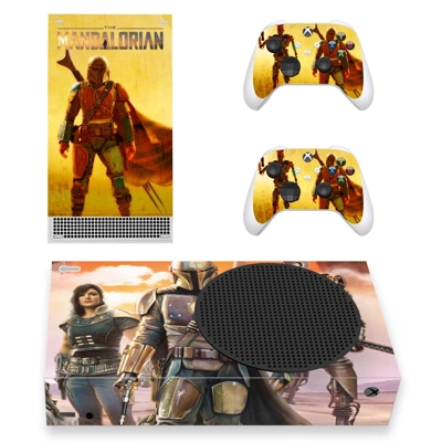 The Mandalorian decal skin for Xbox Series S Console and 2 Controllers