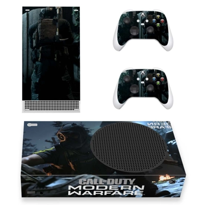 COD Modern Warfare decal skin for Xbox Series S Console and 2 Controllers