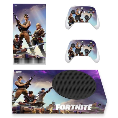Fortnite decal skin for Xbox Series S Console and 2 Controllers