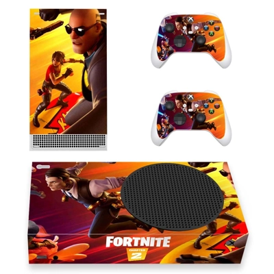 Fortnite decal skin for Xbox Series S Console and 2 Controllers