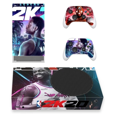 NBA 2K20 decal skin for Xbox Series S Console and 2 Controllers