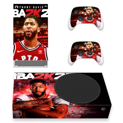 NBA 2K20 decal skin for Xbox Series S Console and 2 Controllers