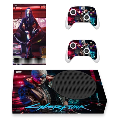 Cyberpunk 2077 decal skin for Xbox Series S Console and 2 .. Cyberpunk 2077 decal skin for Xbox Series S Console and 2 ..