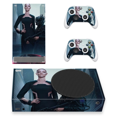 Cyberpunk 2077 decal skin for Xbox Series S Console and 2 .. Cyberpunk 2077 decal skin for Xbox Series S Console and 2 ..