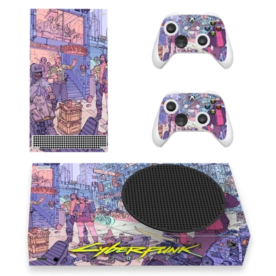 Cyberpunk 2077 decal skin for Xbox Series S Console and 2 .. Cyberpunk 2077 decal skin for Xbox Series S Console and 2 ..