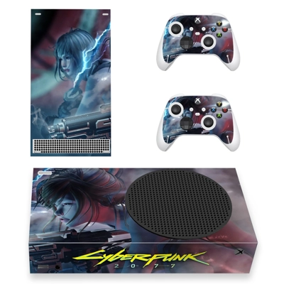 Cyberpunk 2077 decal skin for Xbox Series S Console and 2 .. Cyberpunk 2077 decal skin for Xbox Series S Console and 2 ..