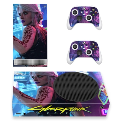 Cyberpunk 2077 decal skin for Xbox Series S Console and 2 .. Cyberpunk 2077 decal skin for Xbox Series S Console and 2 ..