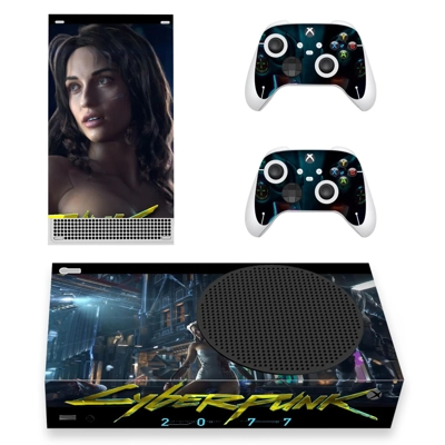 Cyberpunk 2077 decal skin for Xbox Series S Console and 2 .. Cyberpunk 2077 decal skin for Xbox Series S Console and 2 ..