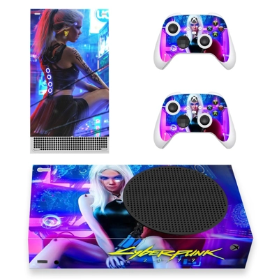 Cyberpunk 2077 decal skin for Xbox Series S Console and 2 .. Cyberpunk 2077 decal skin for Xbox Series S Console and 2 ..