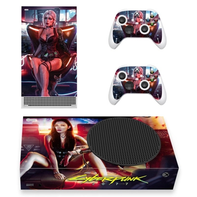 Cyberpunk 2077 decal skin for Xbox Series S Console and 2 .. Cyberpunk 2077 decal skin for Xbox Series S Console and 2 ..