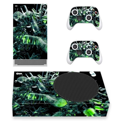 Bottle Texture decal skin for Xbox Series S Console and 2 Controllers