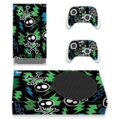 Skull Texture decal skin for Xbox Series S Console and 2 Controllers