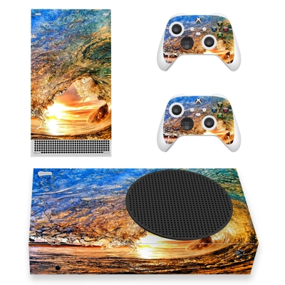 Digital Texture decal skin for Xbox Series S Console and 2 Controllers